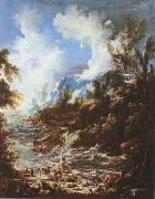 MAGNASCO, Alessandro Seascape with Fishermen and Bathers (mk08) oil painting picture wholesale